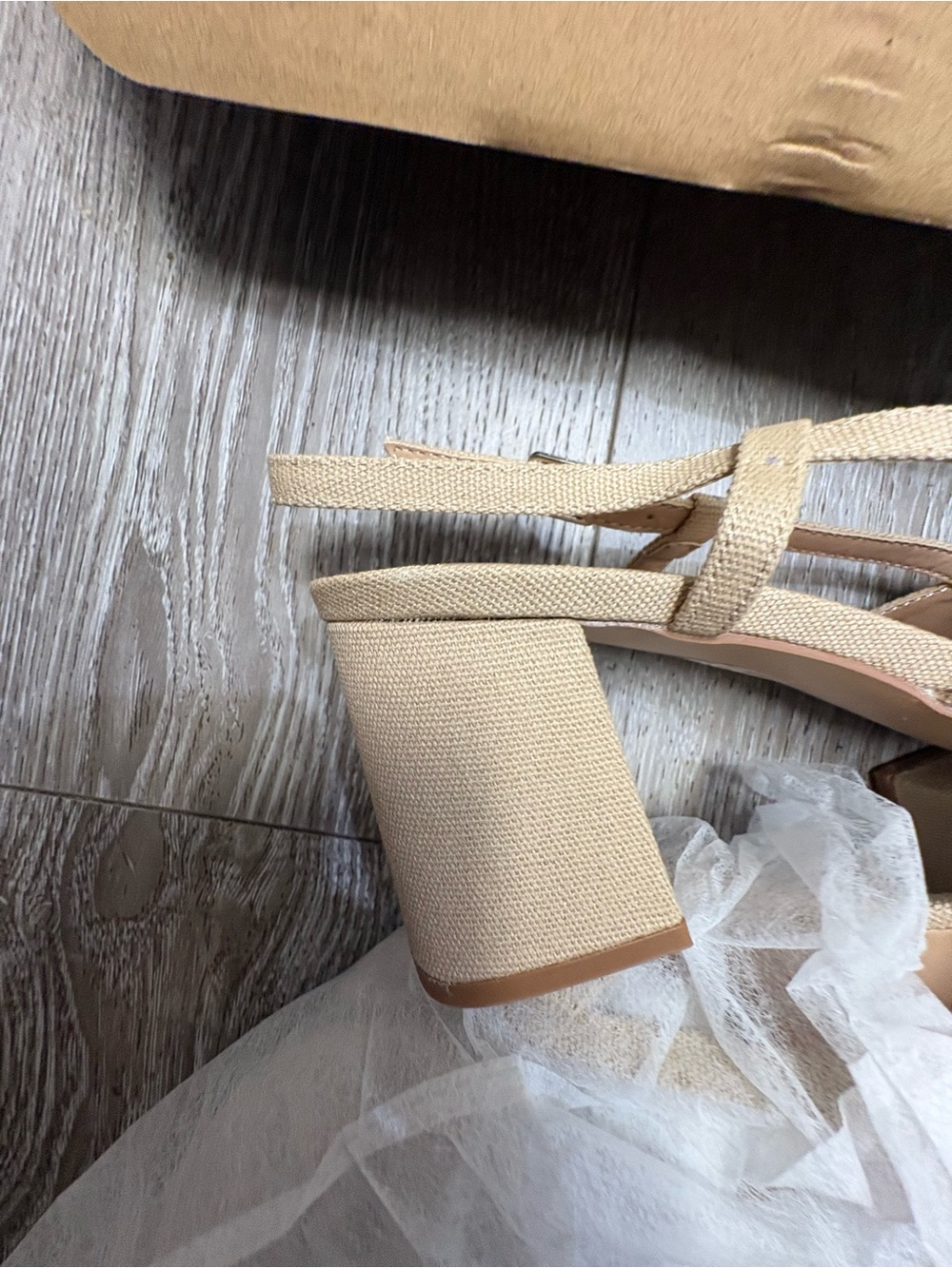 Journee Collection Bow-Front Slingback Pump in Tan - Picture 11 of 12